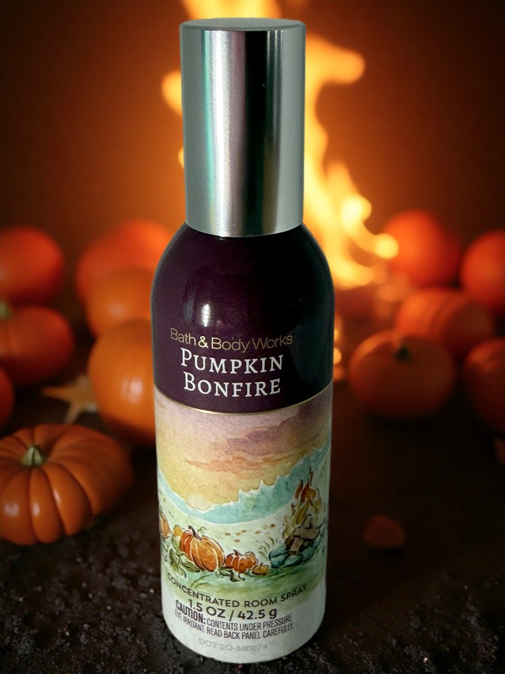 NWT BATH & BODY WORKS PUMPKIN BONFIRE|WHITE PUMPKIN CLOVE BUDS & GLOWING EMBERS